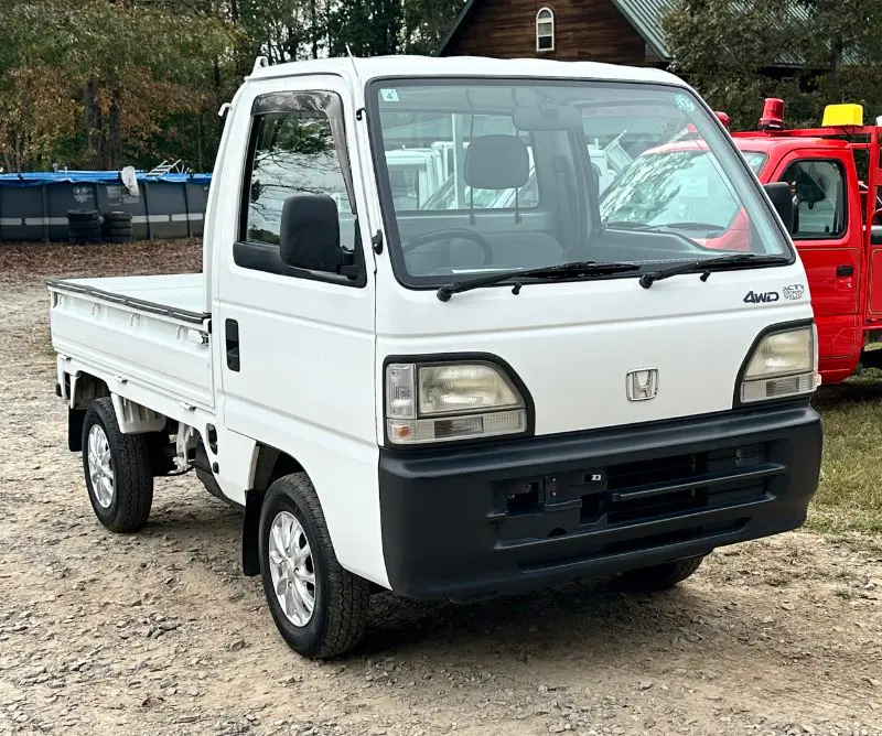 1998 Honda Acty 4WD, a white Kei Truck, for sale at Mayberry Mini Trucks in Mount Airy, NC (photo 3 of 14)