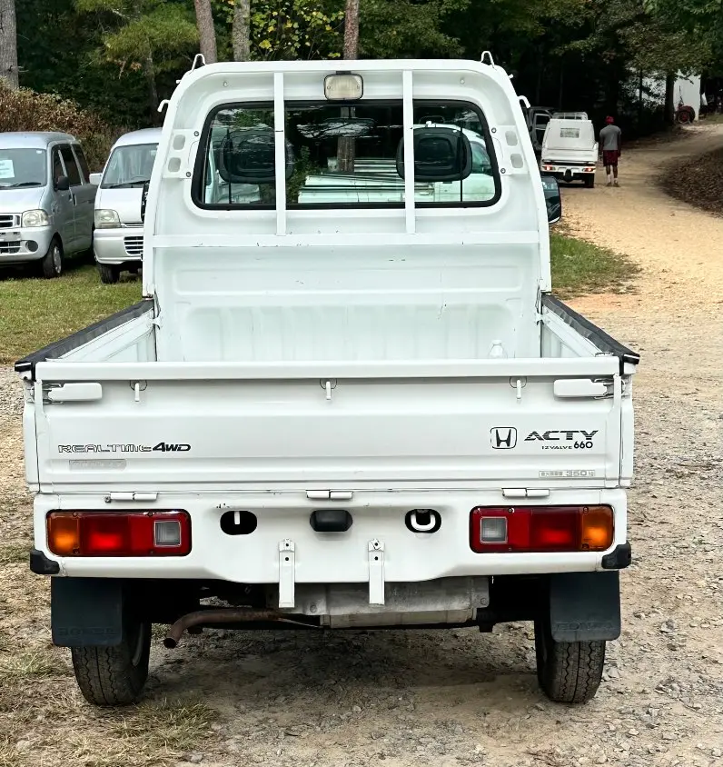 1998 Honda Acty 4WD, a white Kei Truck, for sale at Mayberry Mini Trucks in Mount Airy, NC (photo 6 of 14)