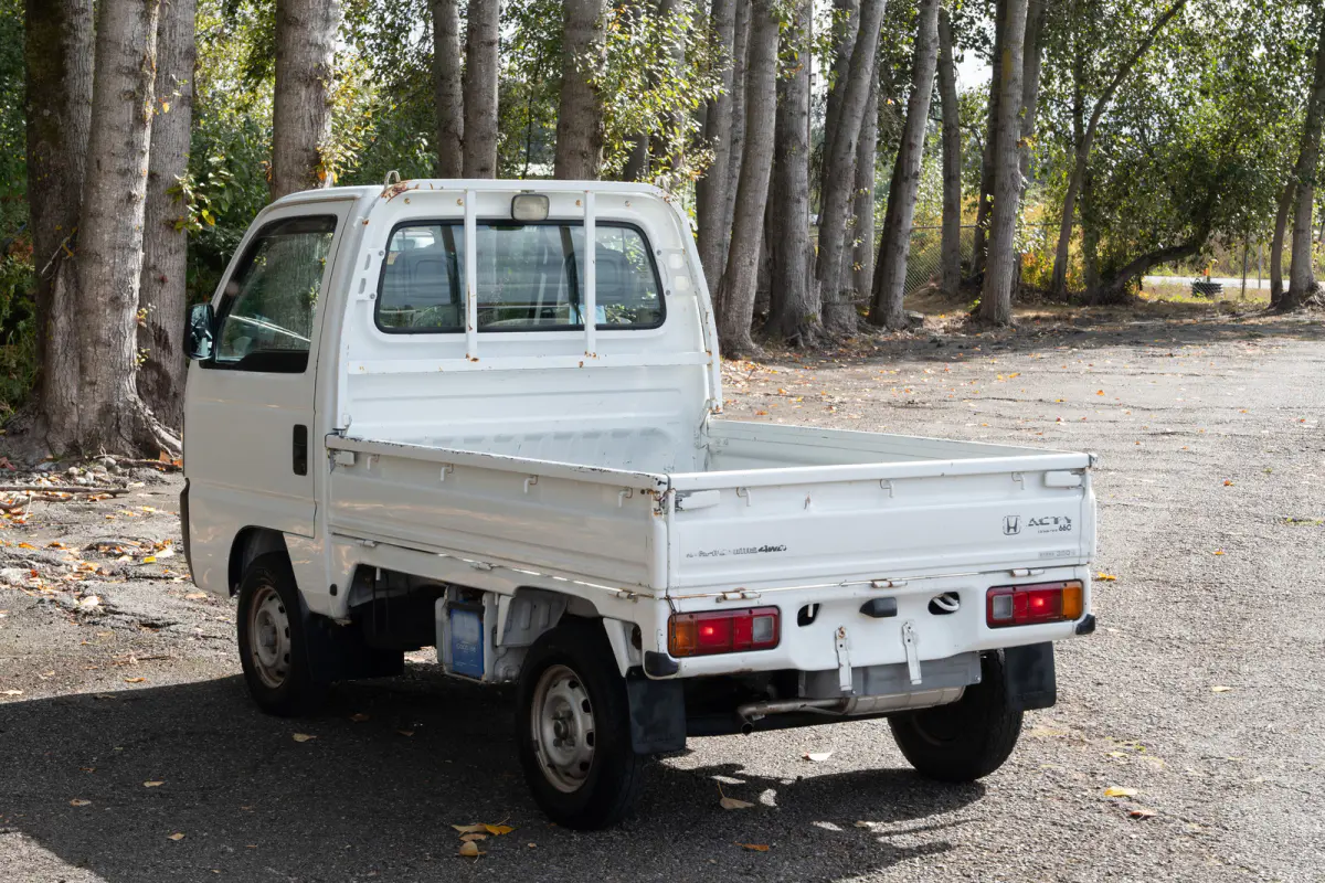 1998 Honda Acty Super Delux Realtime 4WD, a black Kei Truck, for sale at The Import Guys in Ferndale, WA (photo 4 of 14)