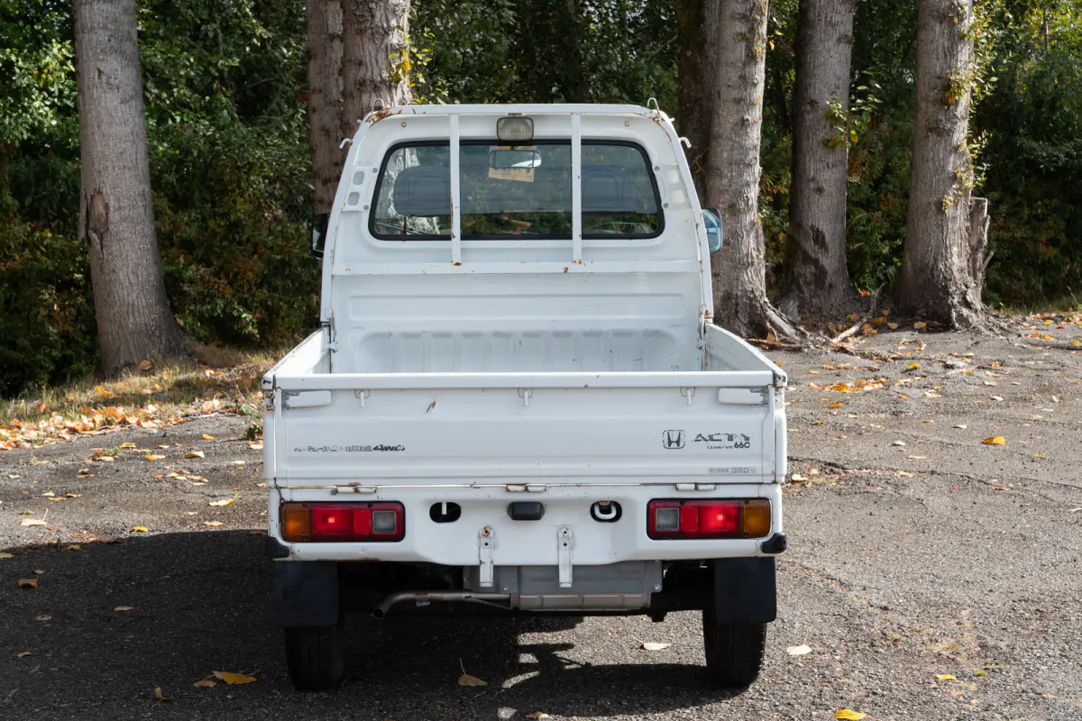 1998 Honda Acty Super Delux Realtime 4WD, a black Kei Truck, for sale at The Import Guys in Ferndale, WA (photo 5 of 14)