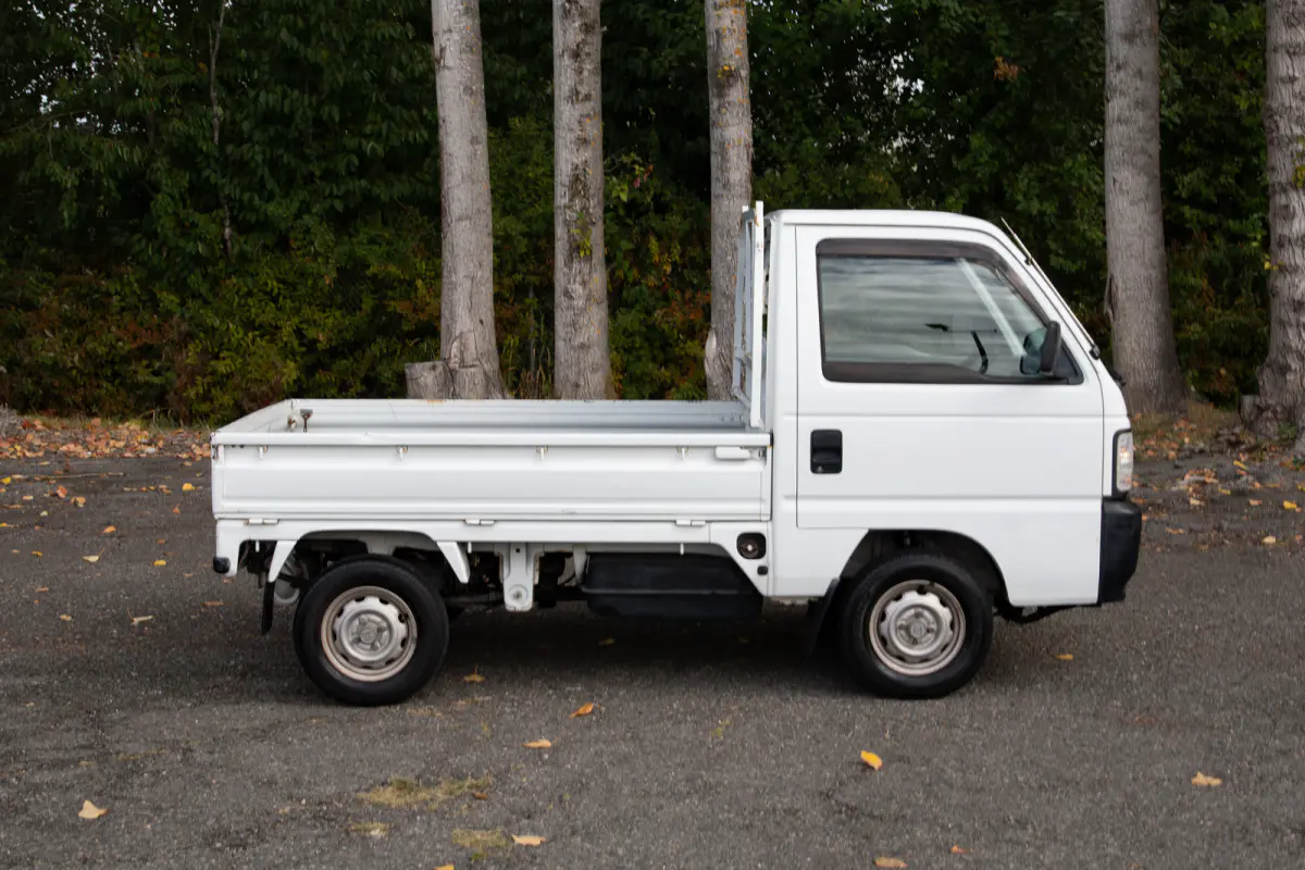 1998 Honda Acty Super Delux Realtime 4WD, a black Kei Truck, for sale at The Import Guys in Ferndale, WA (photo 8 of 14)
