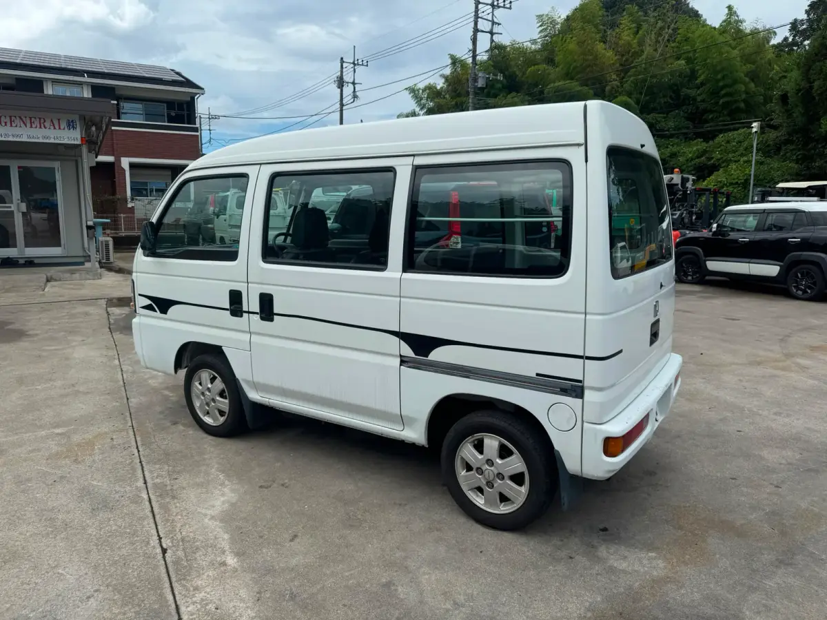 1998 Honda Acty Van 4x2, a white Kei Van, for sale at Skyline Kei Trucks in Houston, TX (photo 3 of 8)