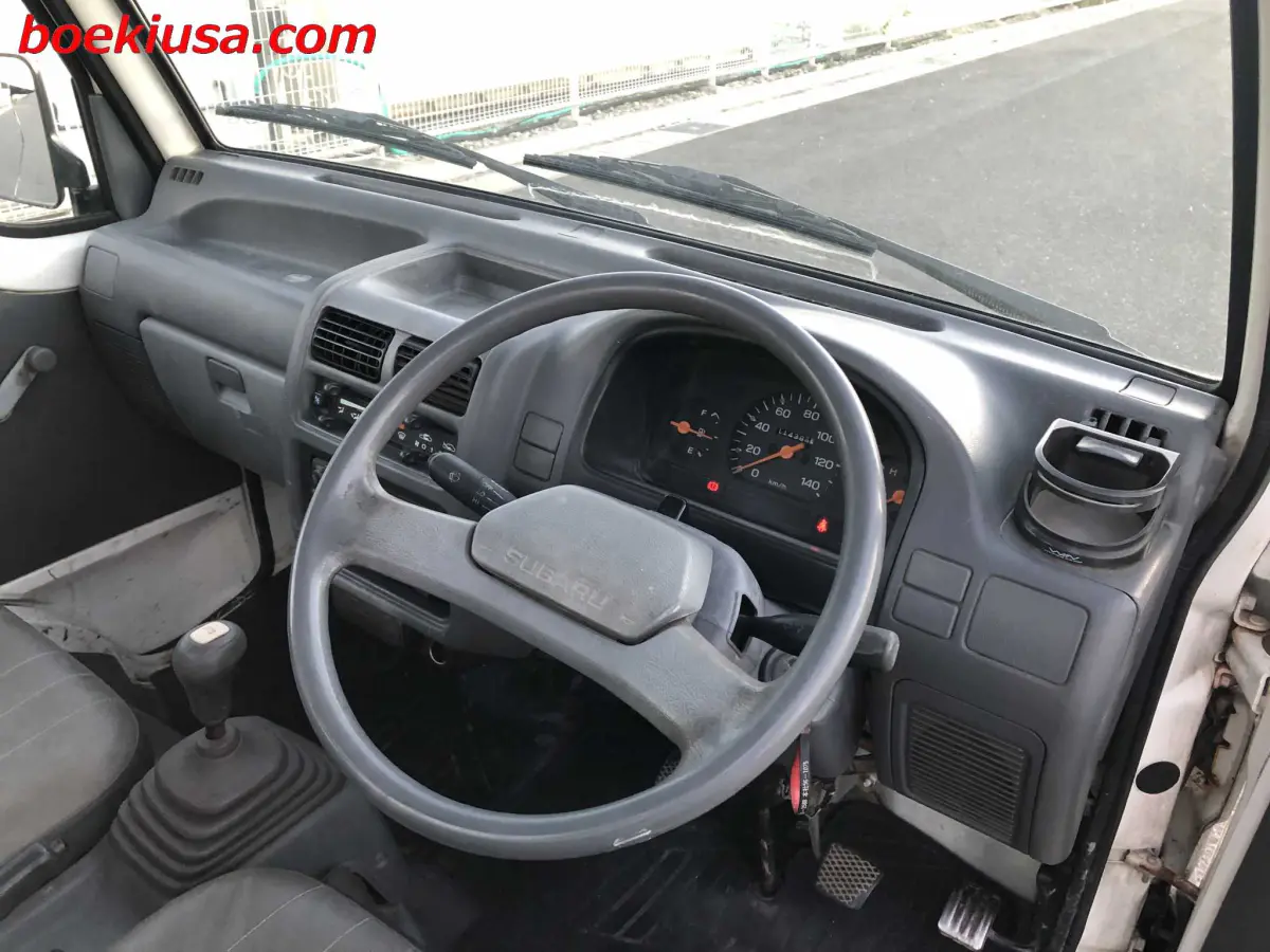 1998 Subaru Sambar 4x4, a white Kei Truck, for sale at Boeki USA in Paterson, NJ (photo 13 of 20)