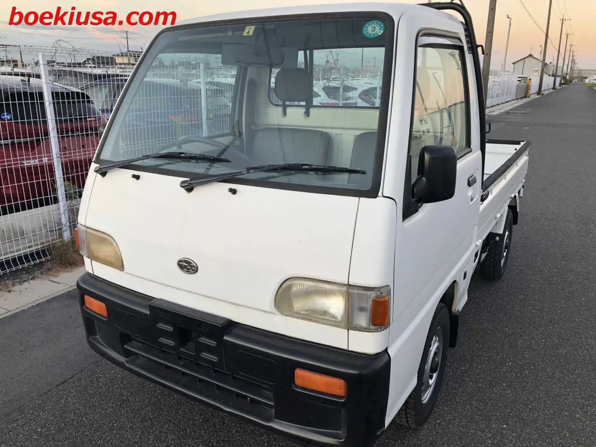 1998 Subaru Sambar 4x4, a white Kei Truck, for sale at Boeki USA in Paterson, NJ (photo 2 of 20)