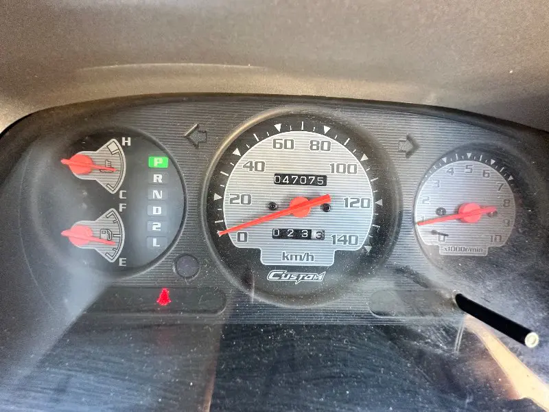 1999 Daihatsu Atrai, a gray Kei Van, for sale at Mayberry Mini Trucks in Mount Airy, NC (photo 13 of 17)