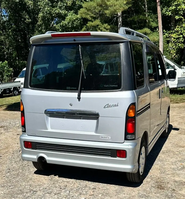 1999 Daihatsu Atrai, a gray Kei Van, for sale at Mayberry Mini Trucks in Mount Airy, NC (photo 5 of 17)