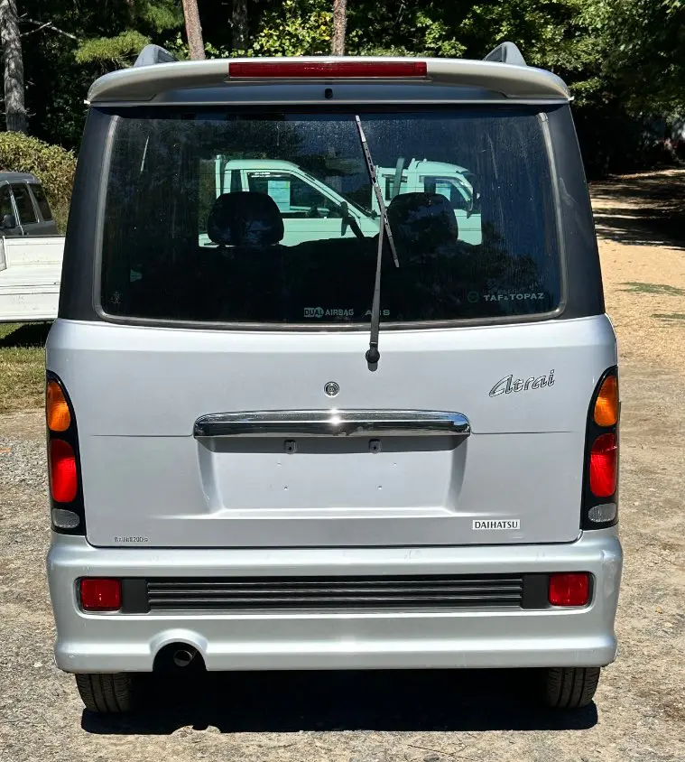 1999 Daihatsu Atrai, a gray Kei Van, for sale at Mayberry Mini Trucks in Mount Airy, NC (photo 6 of 17)