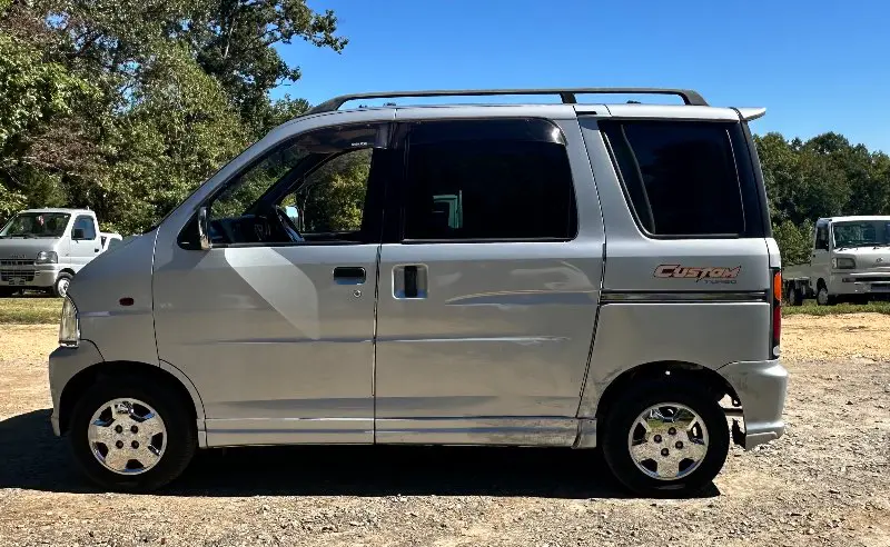 1999 Daihatsu Atrai, a gray Kei Van, for sale at Mayberry Mini Trucks in Mount Airy, NC (photo 7 of 17)