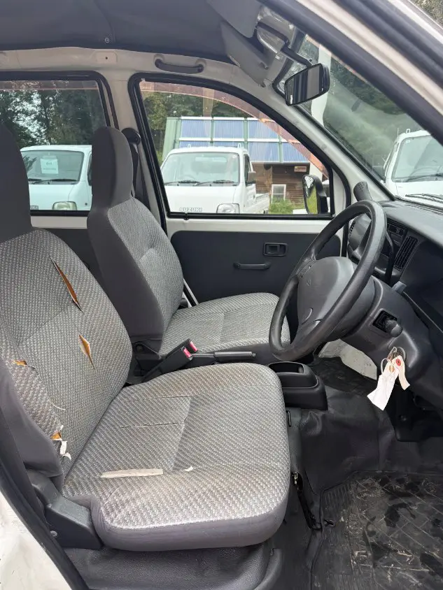 1999 Daihatsu Hijet 4WD, a white Kei Van, for sale at Mayberry Mini Trucks in Mount Airy, NC (photo 12 of 20)