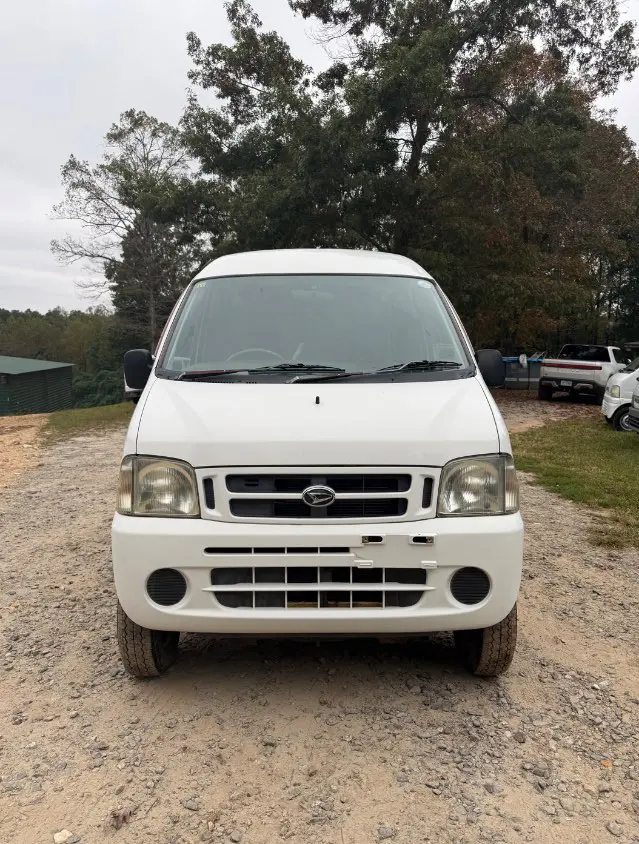 1999 Daihatsu Hijet 4WD, a white Kei Van, for sale at Mayberry Mini Trucks in Mount Airy, NC (photo 2 of 20)