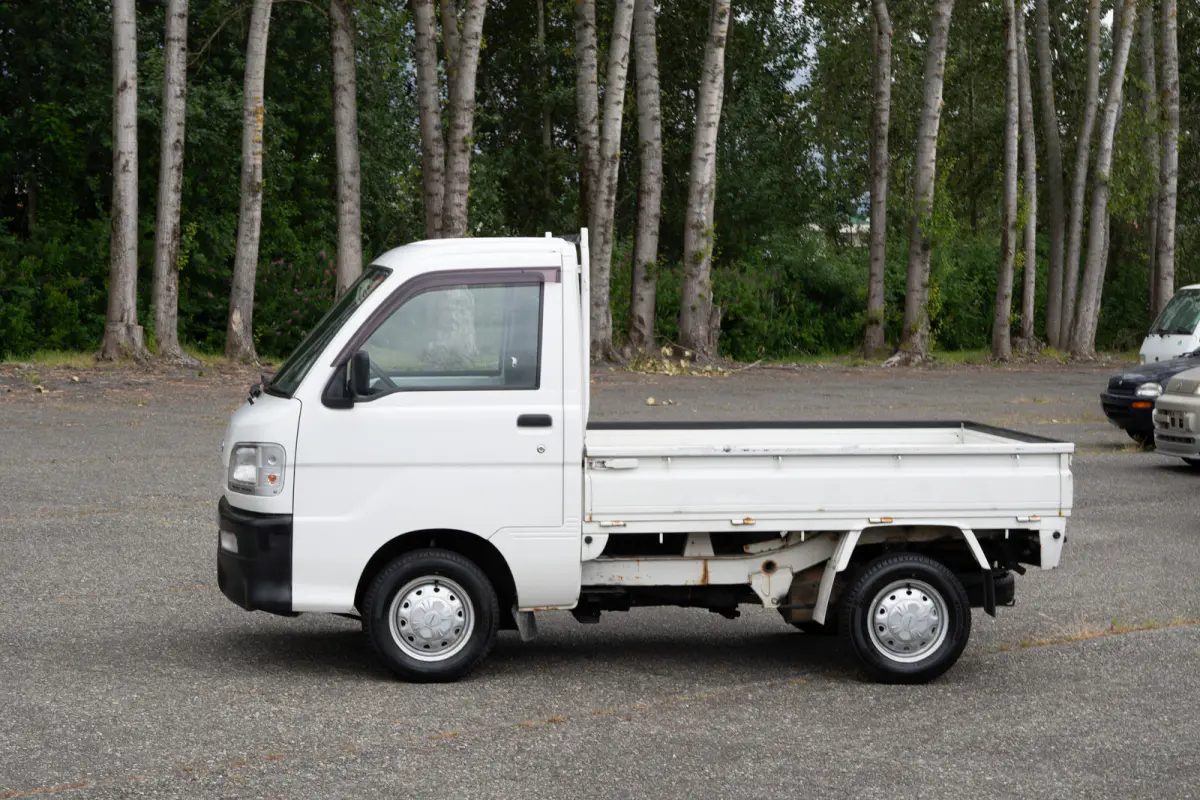 1999 Daihatsu Hijet, a gray Kei Truck, for sale at The Import Guys in Ferndale, WA (photo 4 of 14)
