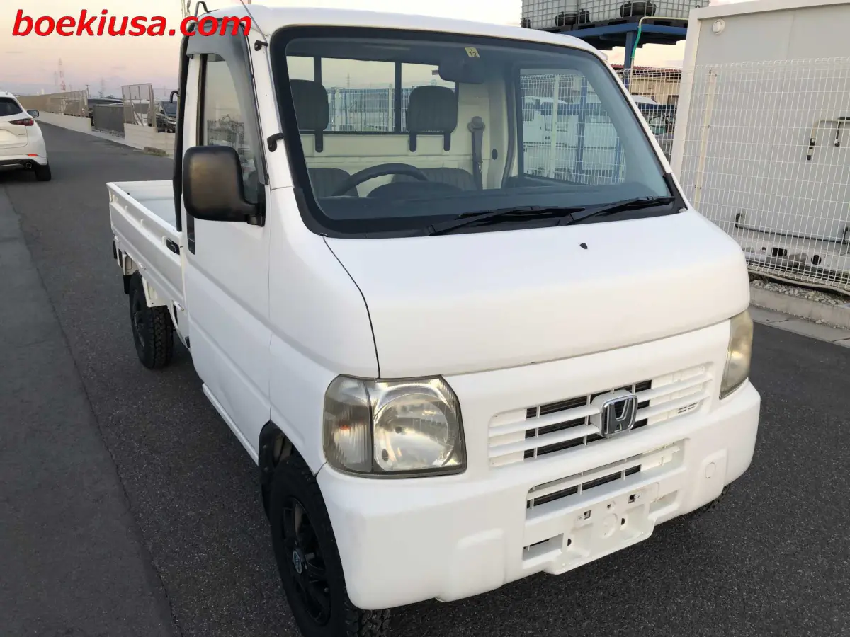 1999 Honda Acty 4x4, a white Kei Truck, for sale at Boeki USA in Paterson, NJ (photo 1 of 20)