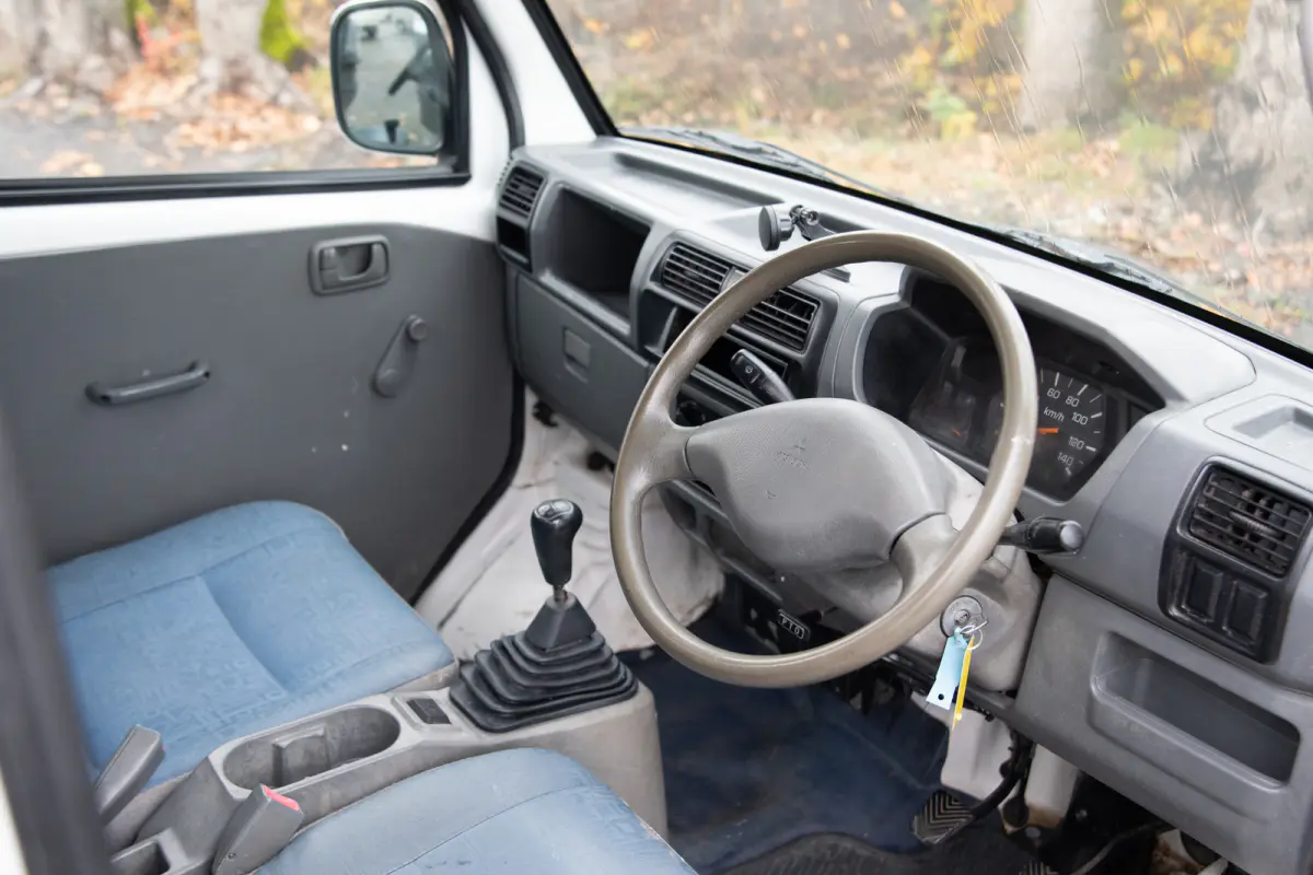 1999 Mitsubishi Minicab HD Dump, a black Kei Truck, for sale at The Import Guys in Ferndale, WA (photo 11 of 11)