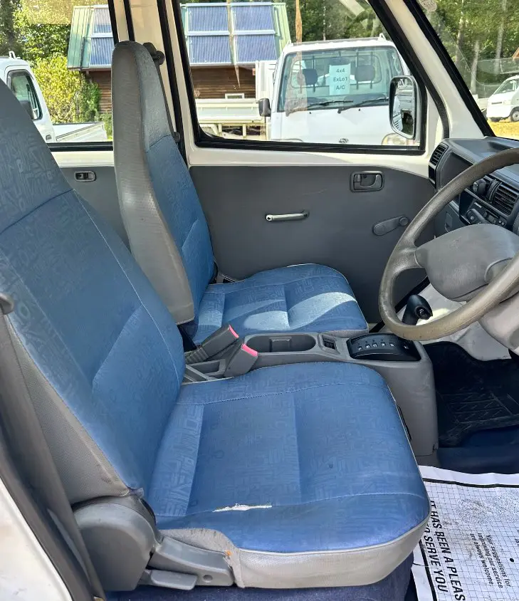 1999 Mitsubishi Minicab Van, a white Kei Van, for sale at Mayberry Mini Trucks in Mount Airy, NC (photo 4 of 12)