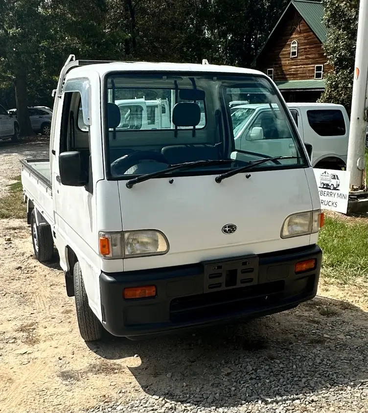 1999 Subaru Sambar 4WD, a white Kei Truck, for sale at Mayberry Mini Trucks in Mount Airy, NC (photo 3 of 15)