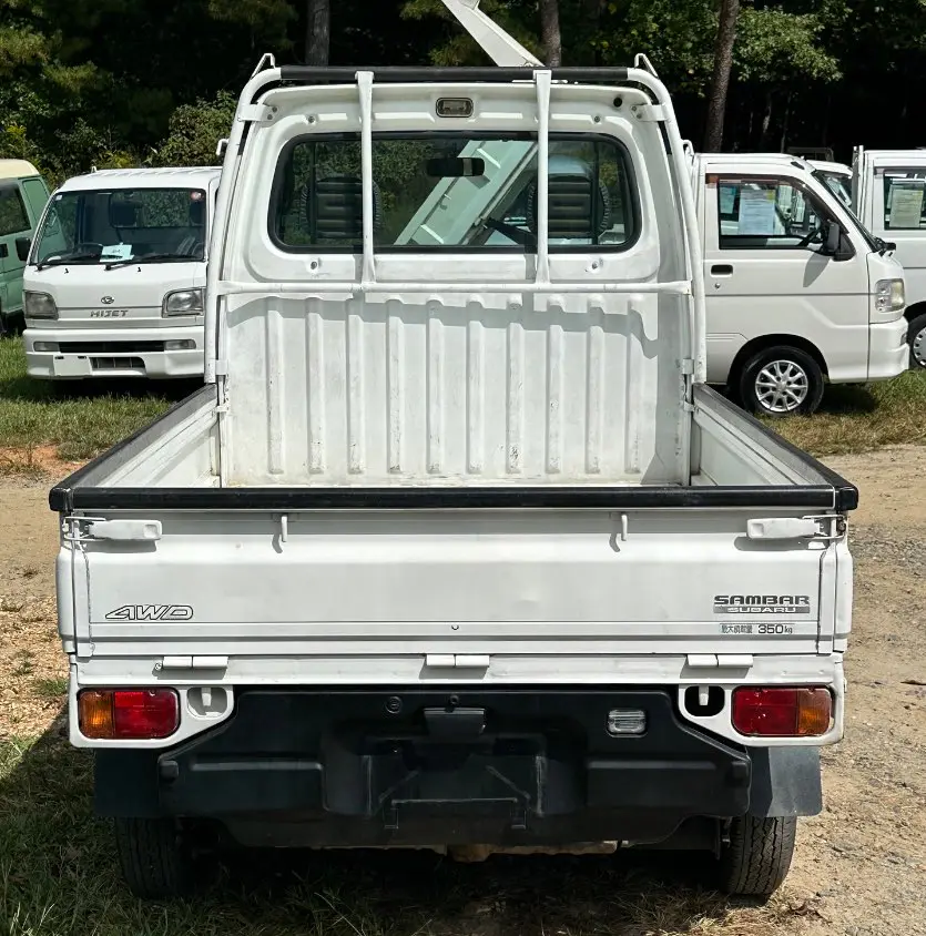 1999 Subaru Sambar 4WD, a white Kei Truck, for sale at Mayberry Mini Trucks in Mount Airy, NC (photo 5 of 15)