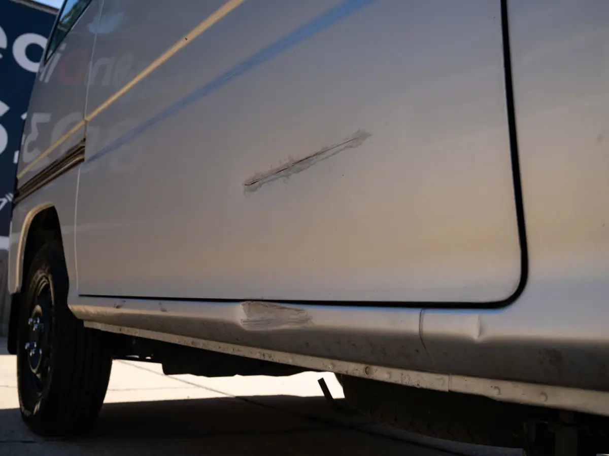 1999 Subaru Sambar Van, a silver Kei Van, for sale at Japan Direct Motors in Irmo, SC (photo 16 of 16)
