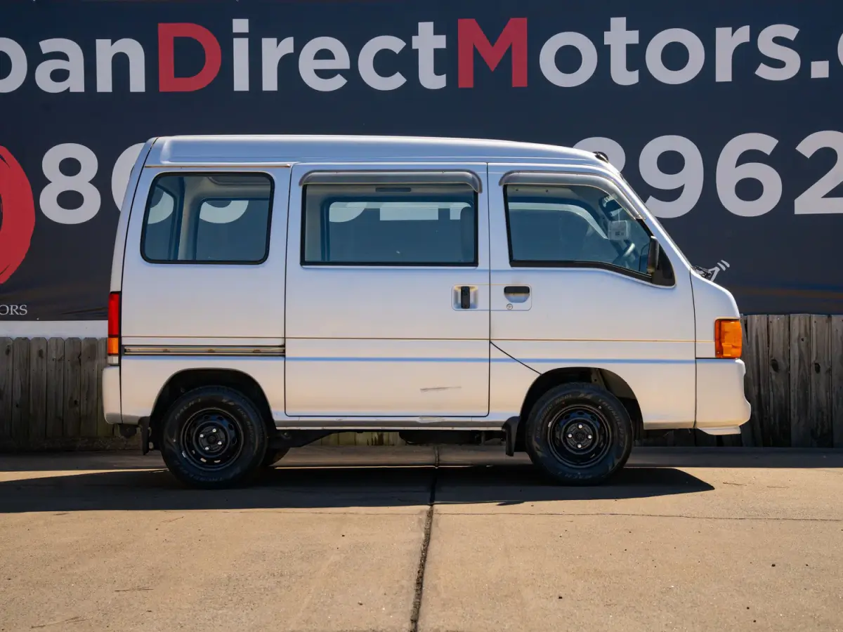 1999 Subaru Sambar Van, a silver Kei Van, for sale at Japan Direct Motors in Irmo, SC (photo 6 of 16)