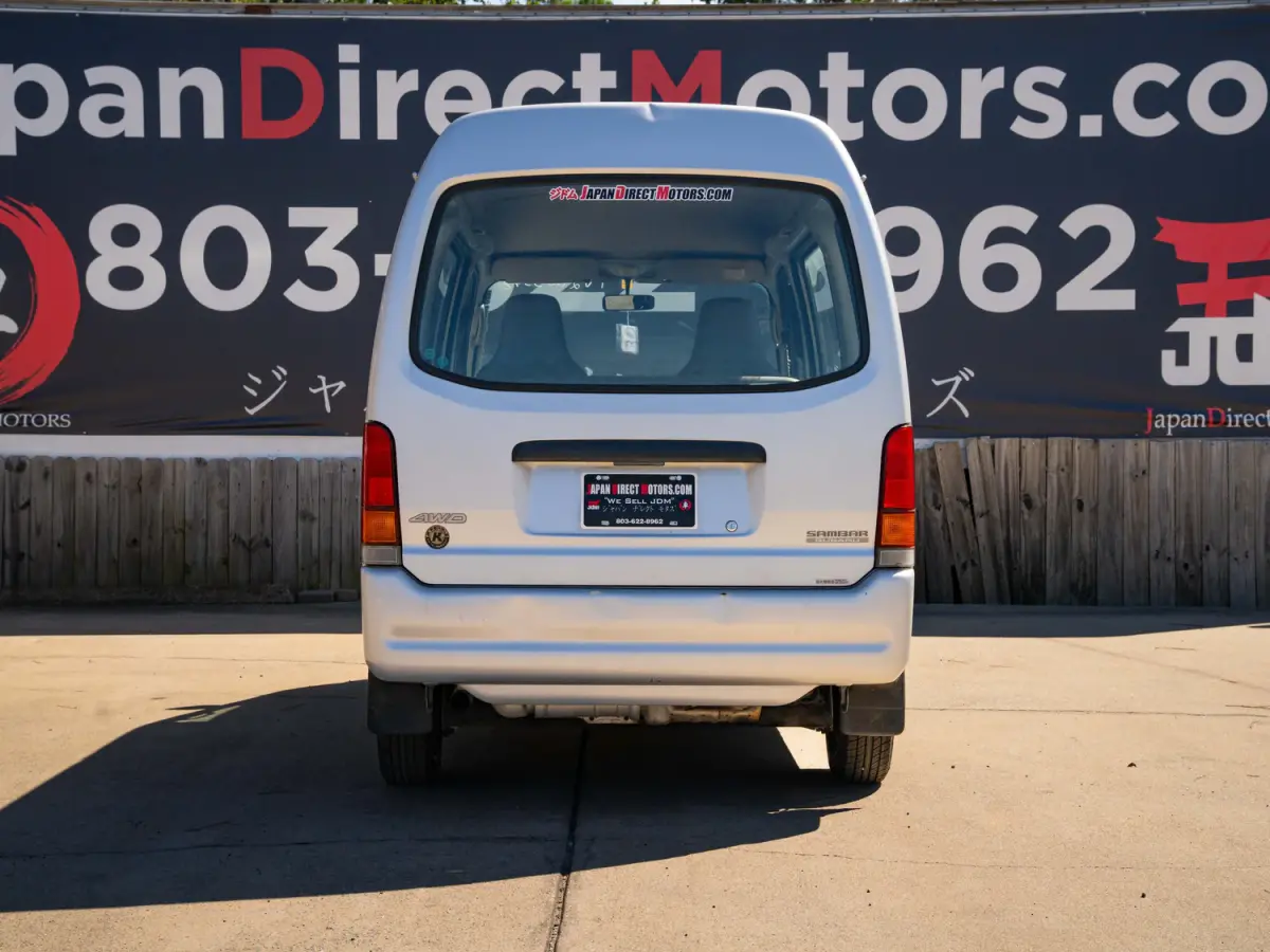 1999 Subaru Sambar Van, a silver Kei Van, for sale at Japan Direct Motors in Irmo, SC (photo 8 of 16)