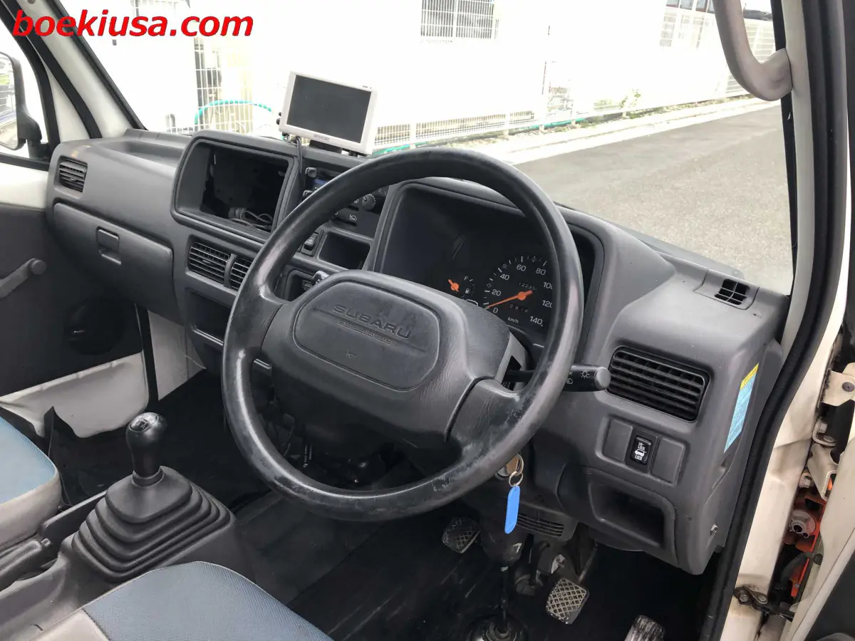 1999 Subaru Sambar Van, a white Kei Van, for sale at Boeki USA in Paterson, NJ (photo 14 of 20)