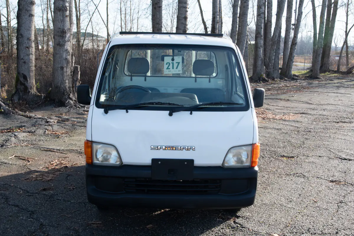 1999 Subaru Sambar TC Limited, a black Kei Truck, for sale at The Import Guys in Ferndale, WA (photo 2 of 11)