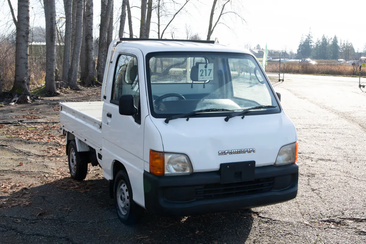 1999 Subaru Sambar TC Limited, a black Kei Truck, for sale at The Import Guys in Ferndale, WA (photo 3 of 11)