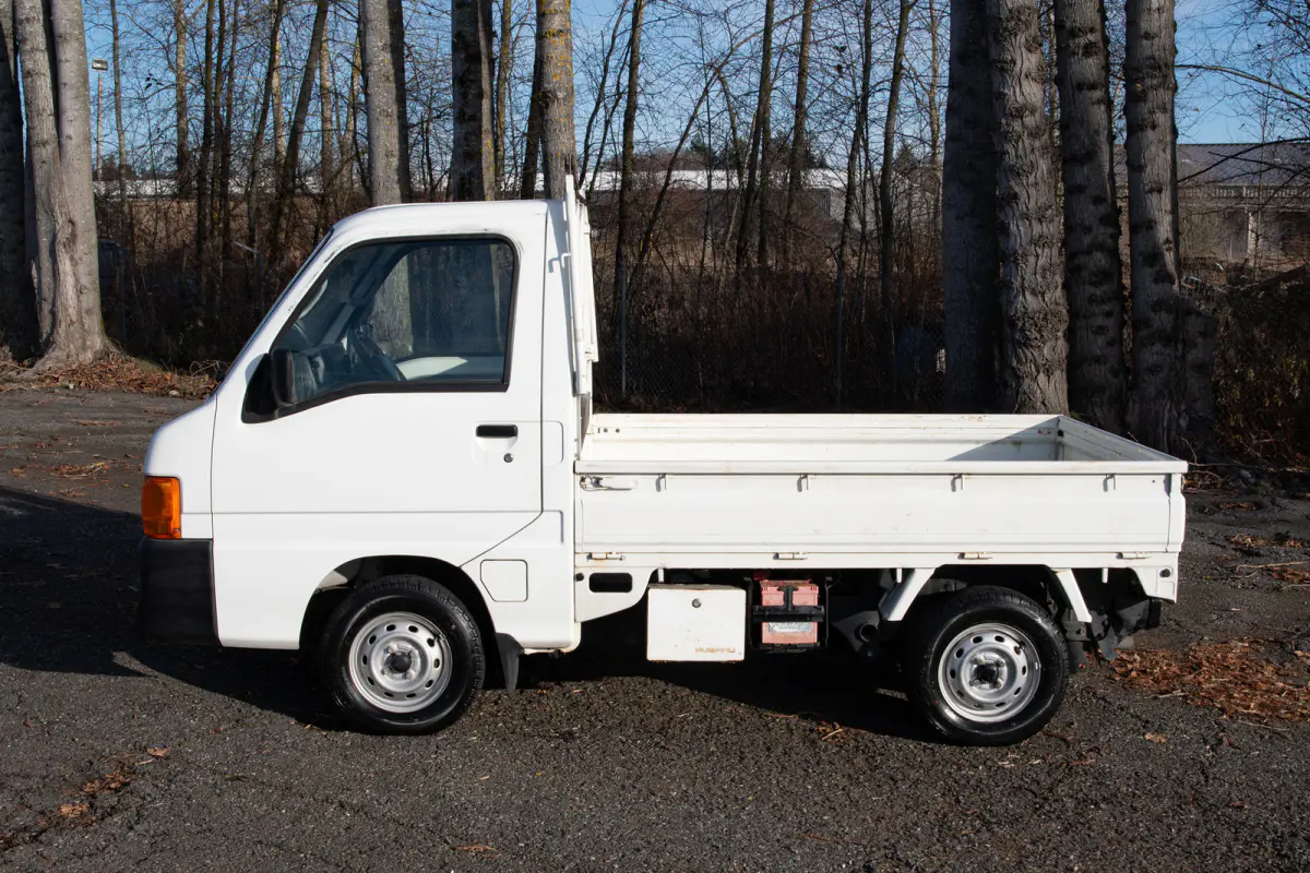 1999 Subaru Sambar TC Limited, a black Kei Truck, for sale at The Import Guys in Ferndale, WA (photo 4 of 11)