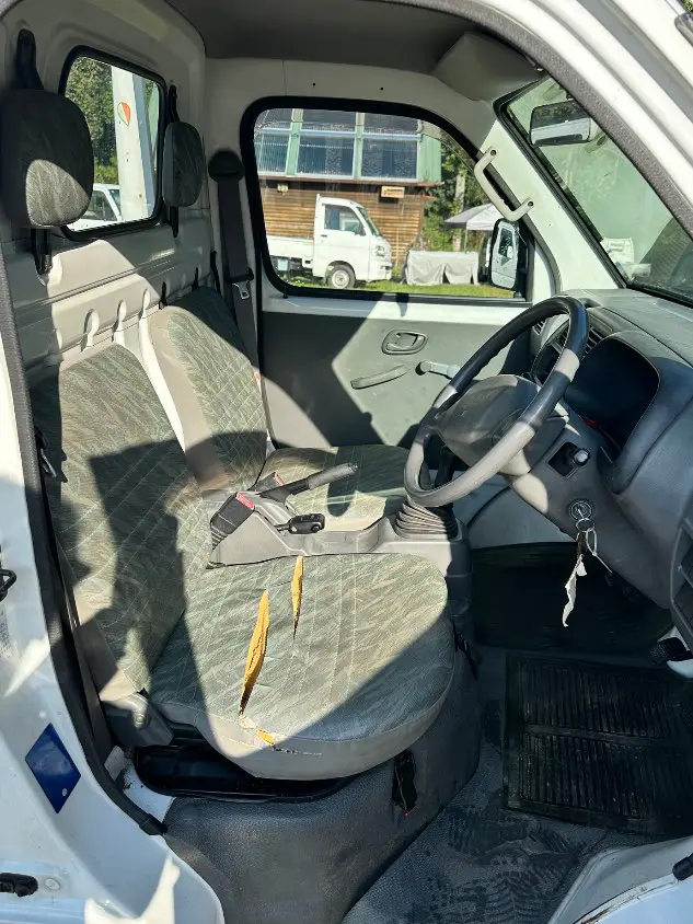 1999 Suzuki Carry 4WD, a white Kei Truck, for sale at Mayberry Mini Trucks in Mount Airy, NC (photo 14 of 18)