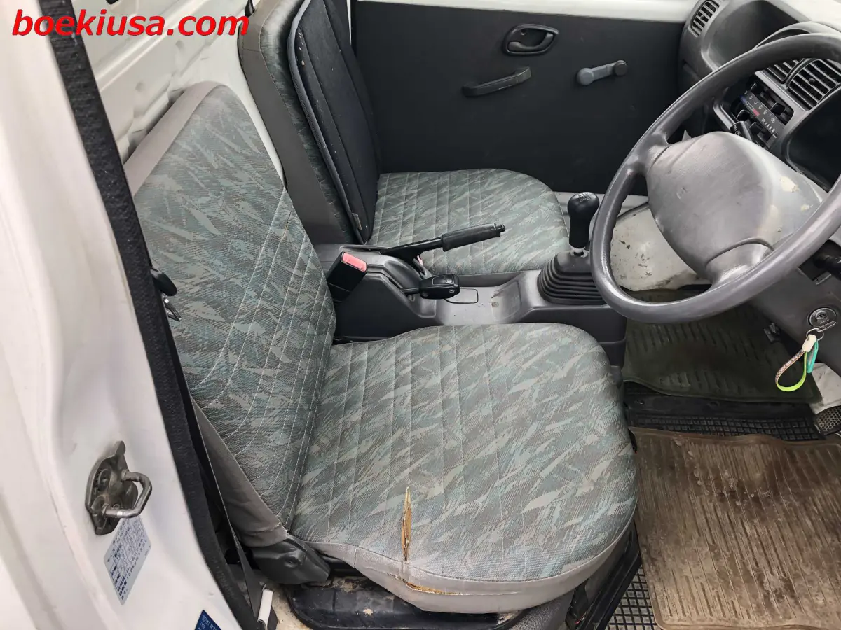 1999 Suzuki Carry 4x4, a white Kei Truck, for sale at Boeki USA in Paterson, NJ (photo 14 of 20)