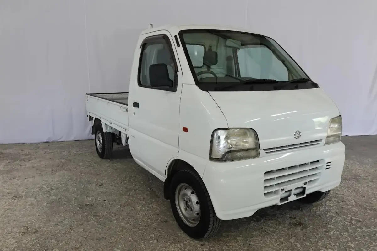 1999 Suzuki Carry Mini Kei Truck 4WD, for sale at JDM Drive in San Antonio, TX (photo 1 of 14)