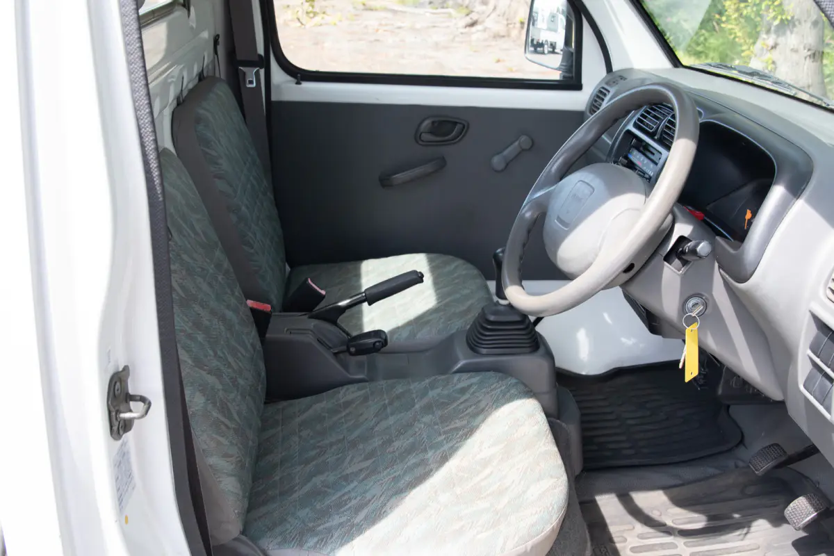 1999 Suzuki Carry Turbo, a gray Kei Truck, for sale at The Import Guys in Ferndale, WA (photo 10 of 12)