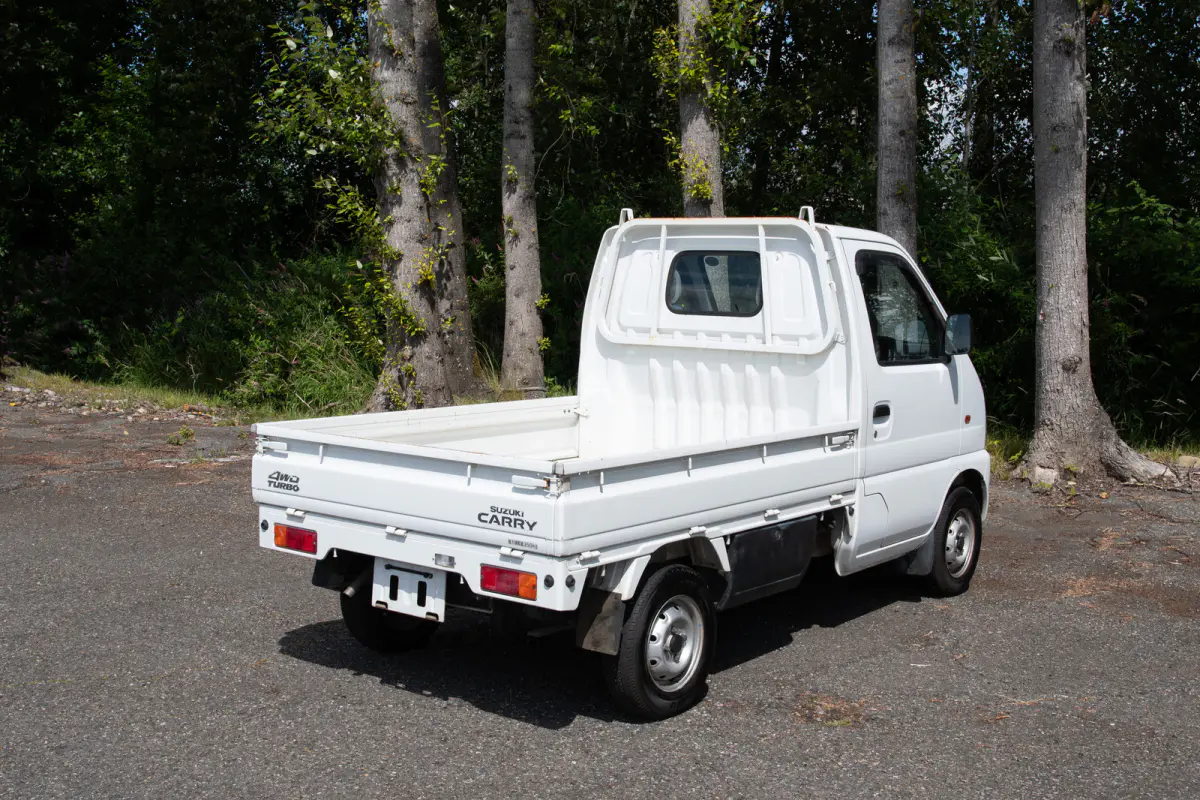 1999 Suzuki Carry Turbo, a gray Kei Truck, for sale at The Import Guys in Ferndale, WA (photo 5 of 12)