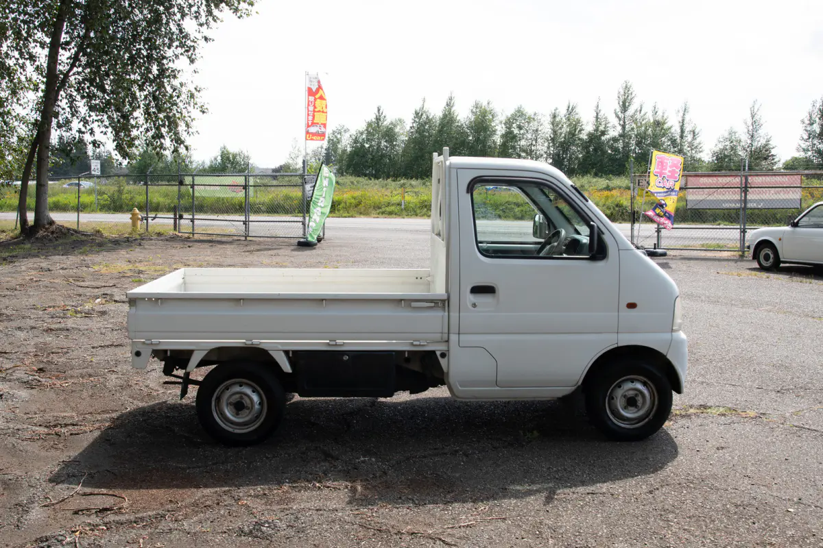 1999 Suzuki Carry Turbo, a gray Kei Truck, for sale at The Import Guys in Ferndale, WA (photo 7 of 12)