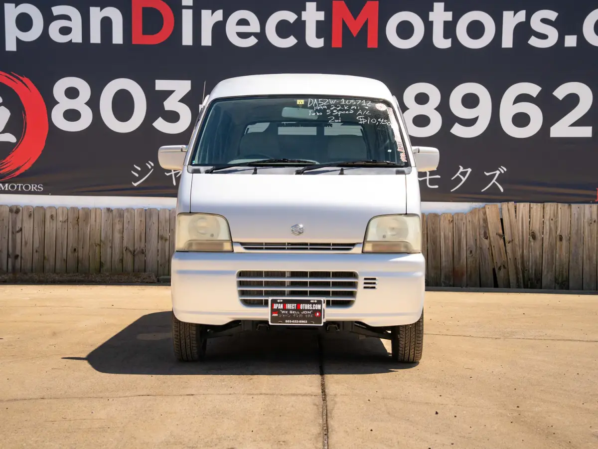 1999 Suzuki Every Van, a silver Kei Van, for sale at Japan Direct Motors in Irmo, SC (photo 4 of 16)