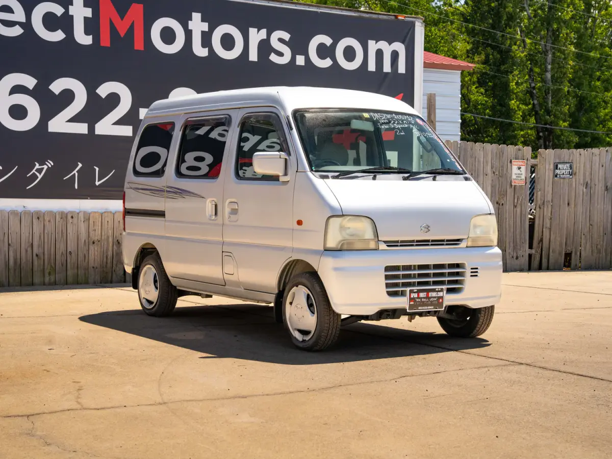 1999 Suzuki Every Van, a silver Kei Van, for sale at Japan Direct Motors in Irmo, SC (photo 5 of 16)