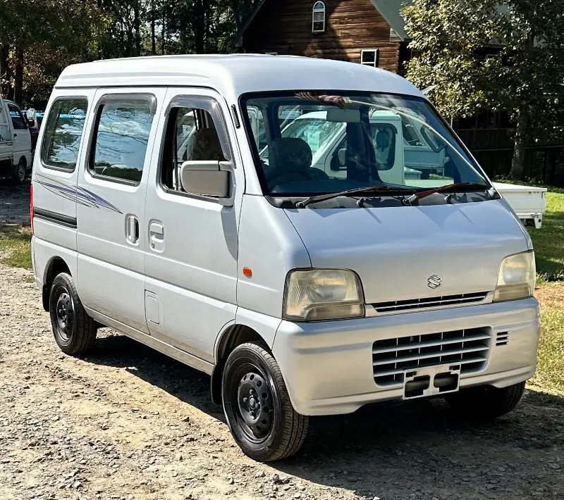1999 Suzuki Every, a gray Kei Van, for sale at Mayberry Mini Trucks in Mount Airy, NC (photo 3 of 20)