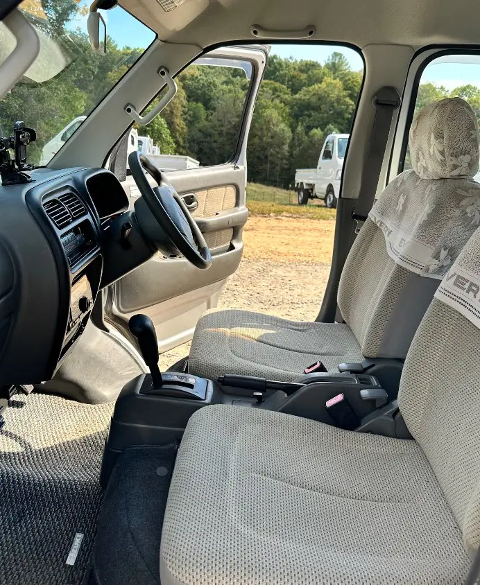 1999 Suzuki Every, a gray Kei Van, for sale at Mayberry Mini Trucks in Mount Airy, NC (photo 9 of 20)