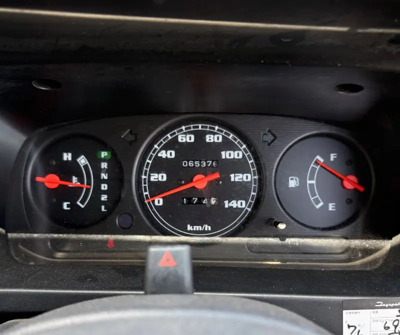 2000 Daihatsu Atrai, a white Kei Van, for sale at Mayberry Mini Trucks in Mount Airy, NC (photo 17 of 20)