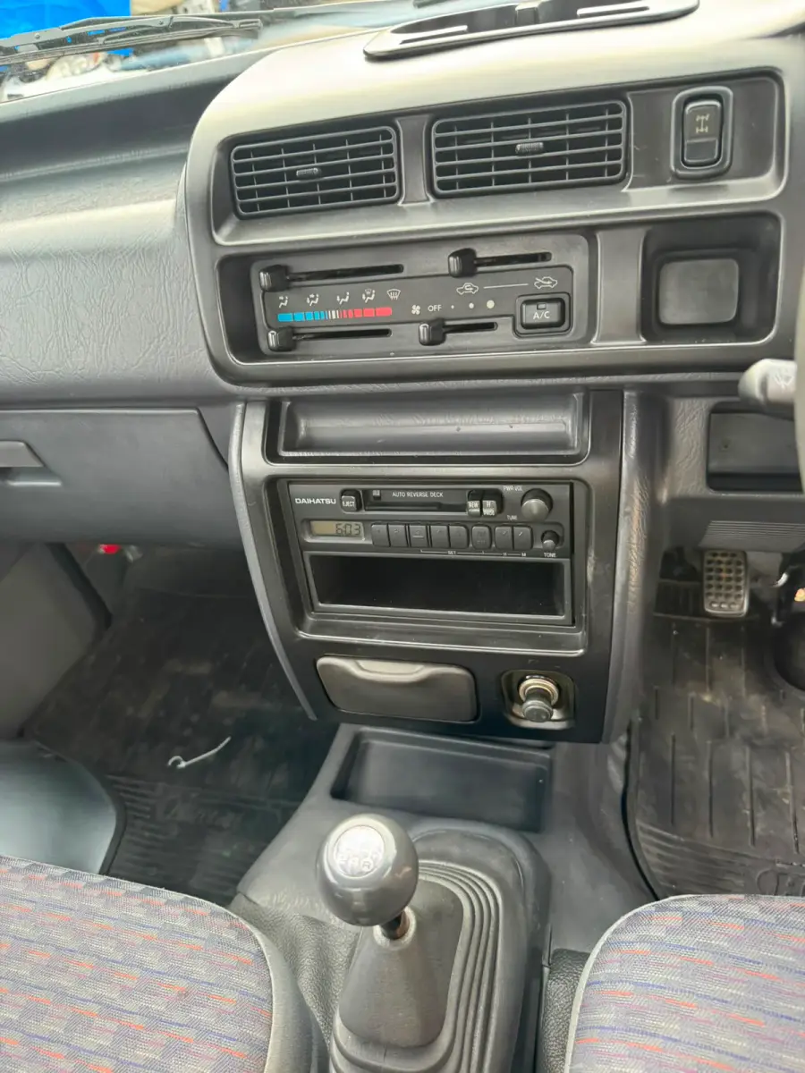 2000 Daihatsu Hijet 4x4, a gray Kei Truck, for sale at Skyline Kei Trucks in Houston, TX (photo 10 of 11)