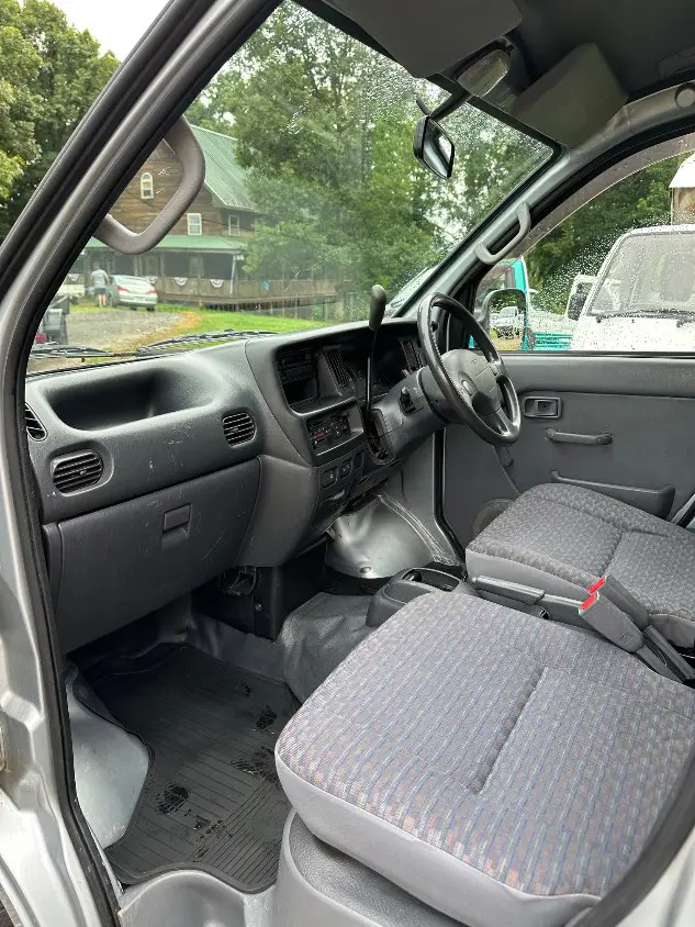 2000 Daihatsu Hijet Van, a white Kei Van, for sale at Mayberry Mini Trucks in Mount Airy, NC (photo 13 of 20)