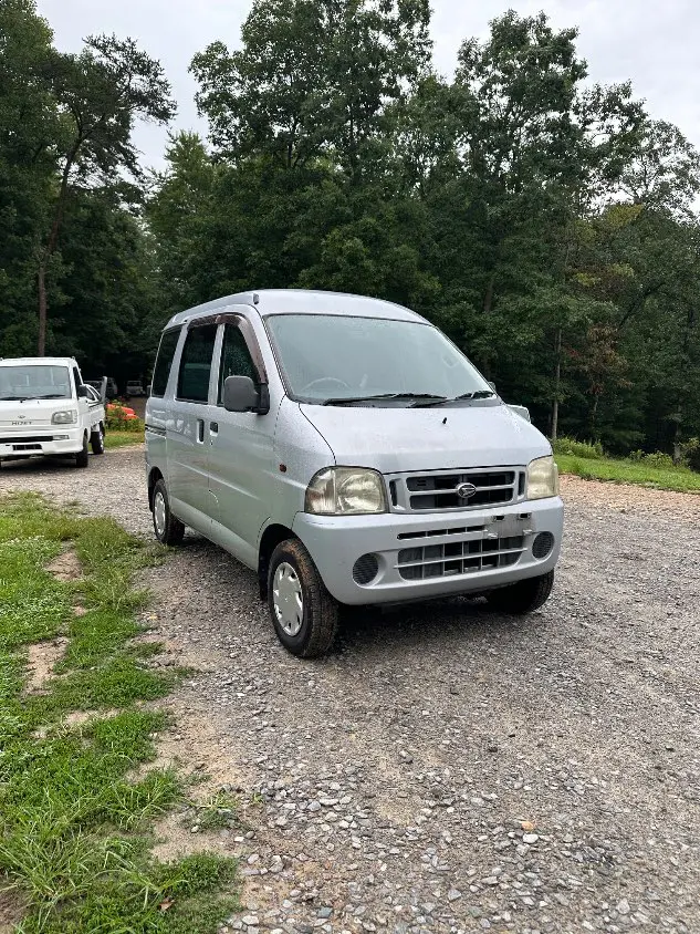 2000 Daihatsu Hijet Van, a white Kei Van, for sale at Mayberry Mini Trucks in Mount Airy, NC (photo 5 of 20)