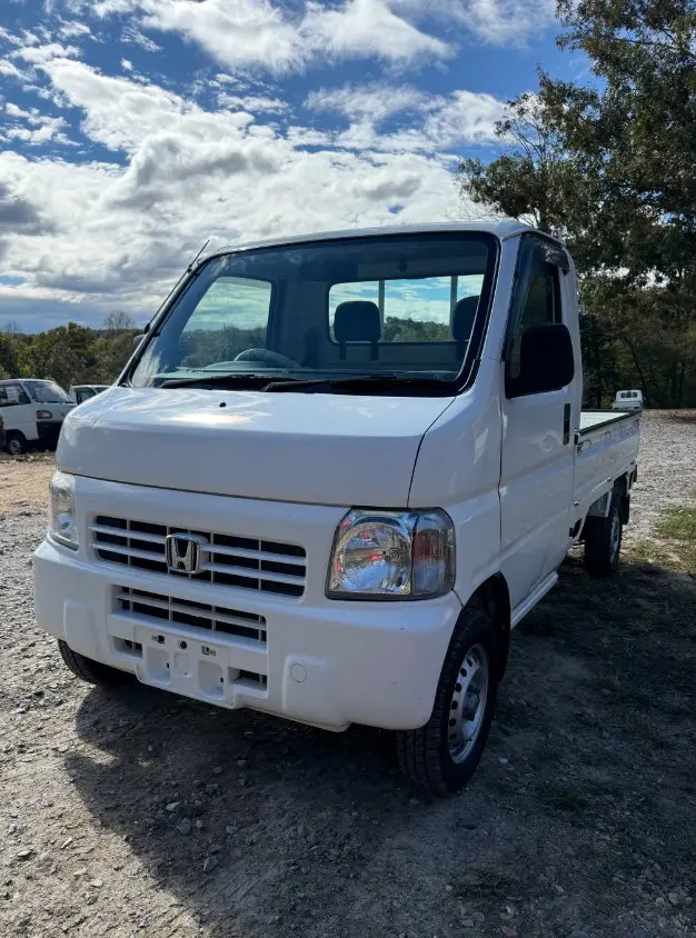 2000 Honda Acty 4WD, a white Kei Truck, for sale at Mayberry Mini Trucks in Mount Airy, NC (photo 1 of 19)