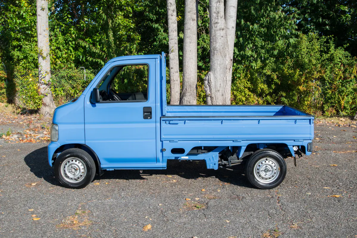 2000 Honda Acty, a black Kei Truck, for sale at The Import Guys in Ferndale, WA (photo 8 of 15)
