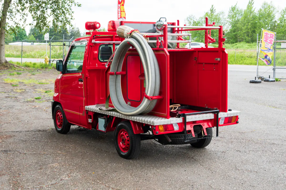 2000 Mitsubishi Minicab Fire Truck, a Kei Truck, for sale at The Import Guys in Ferndale, WA (photo 4 of 15)