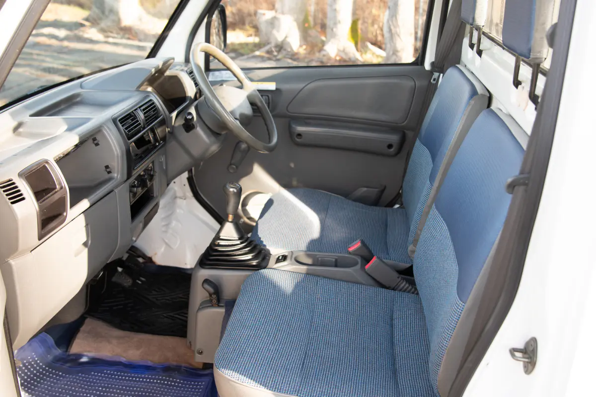 2000 Mitsubishi Minicab Special Edition, a gray Kei Truck, for sale at The Import Guys in Ferndale, WA (photo 10 of 15)