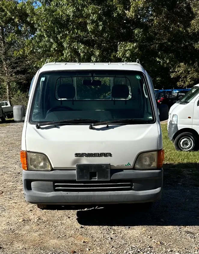 2000 Subaru Sambar 4WD, a white Kei Truck, for sale at Mayberry Mini Trucks in Mount Airy, NC (photo 2 of 17)