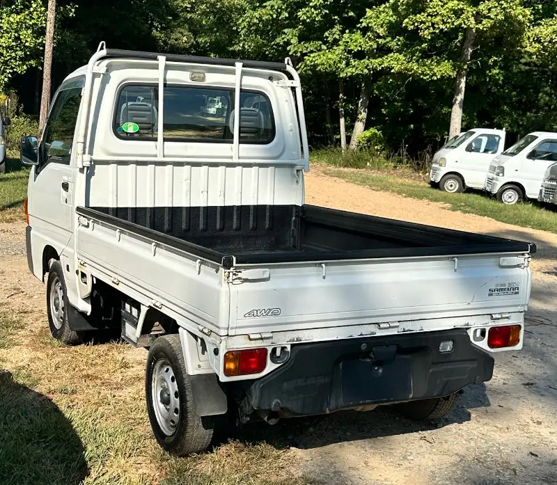 2000 Subaru Sambar 4WD, a white Kei Truck, for sale at Mayberry Mini Trucks in Mount Airy, NC (photo 7 of 16)