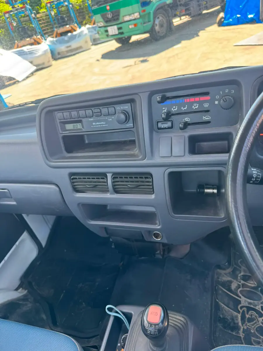 2000 Subaru Sambar 4x4, a white Kei Truck, for sale at Skyline Kei Trucks in Houston, TX (photo 8 of 9)