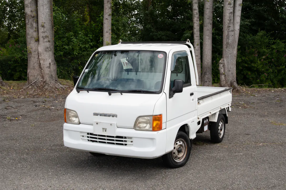 2000 Subaru Sambar EFI, a gray Kei Truck, for sale at The Import Guys in Ferndale, WA (photo 1 of 14)