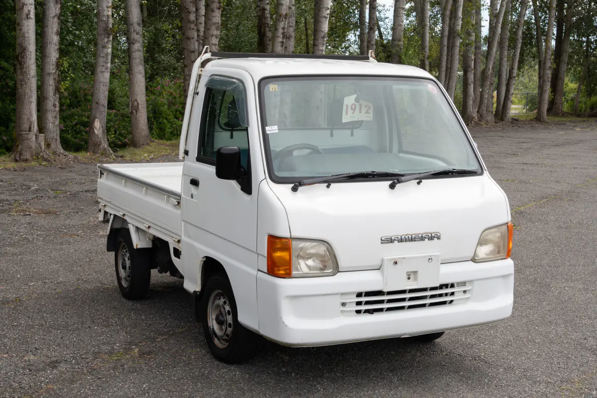 2000 Subaru Sambar EFI, a gray Kei Truck, for sale at The Import Guys in Ferndale, WA (photo 3 of 14)